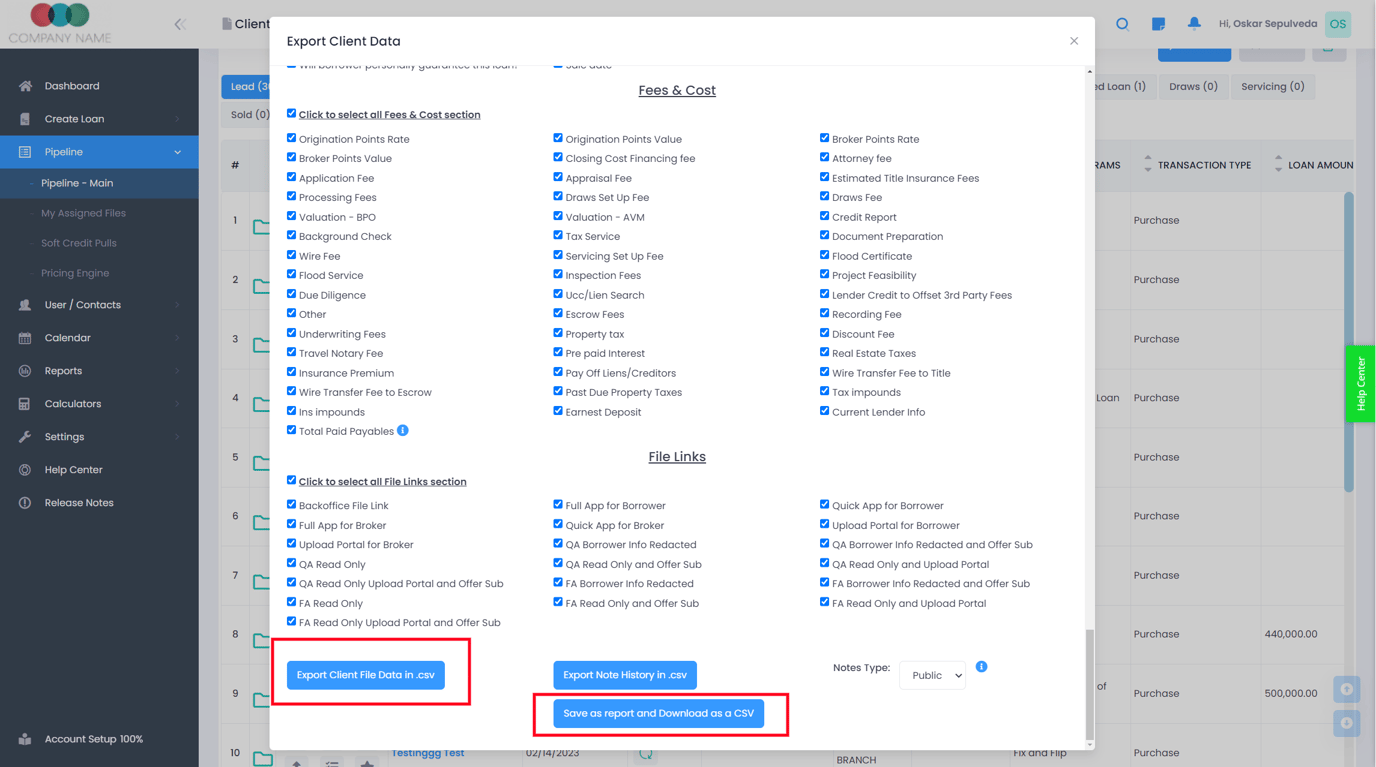 Filtering Searching Creating Custom Reports And Exporting Data In